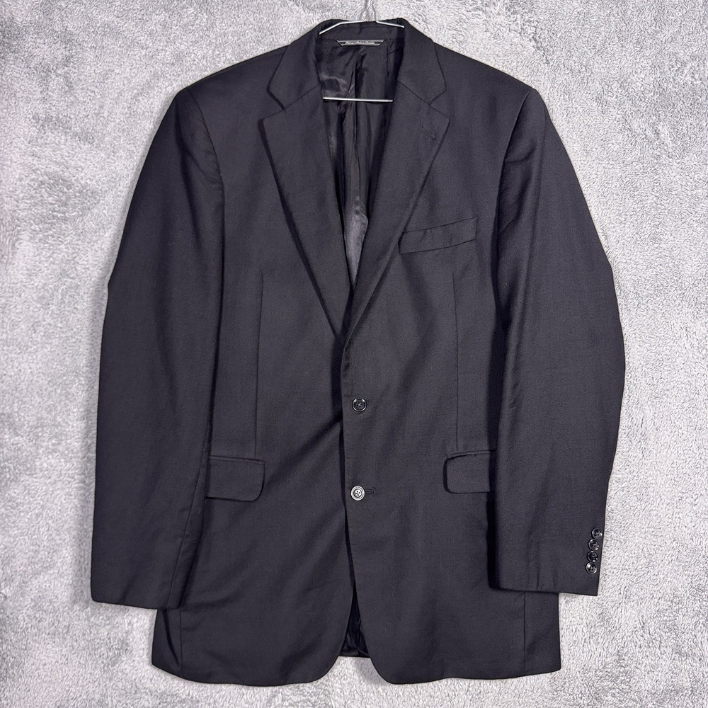 Jack Victor Blazer Mens 42L 100% Wool Luxorwood SPJ Suit Jacket Sport Coat